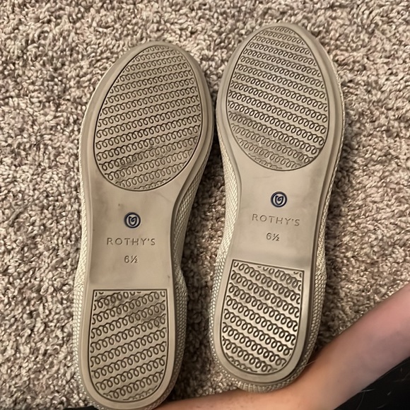 Double Stitch Linen Rothy Loafers - Picture 6 of 6